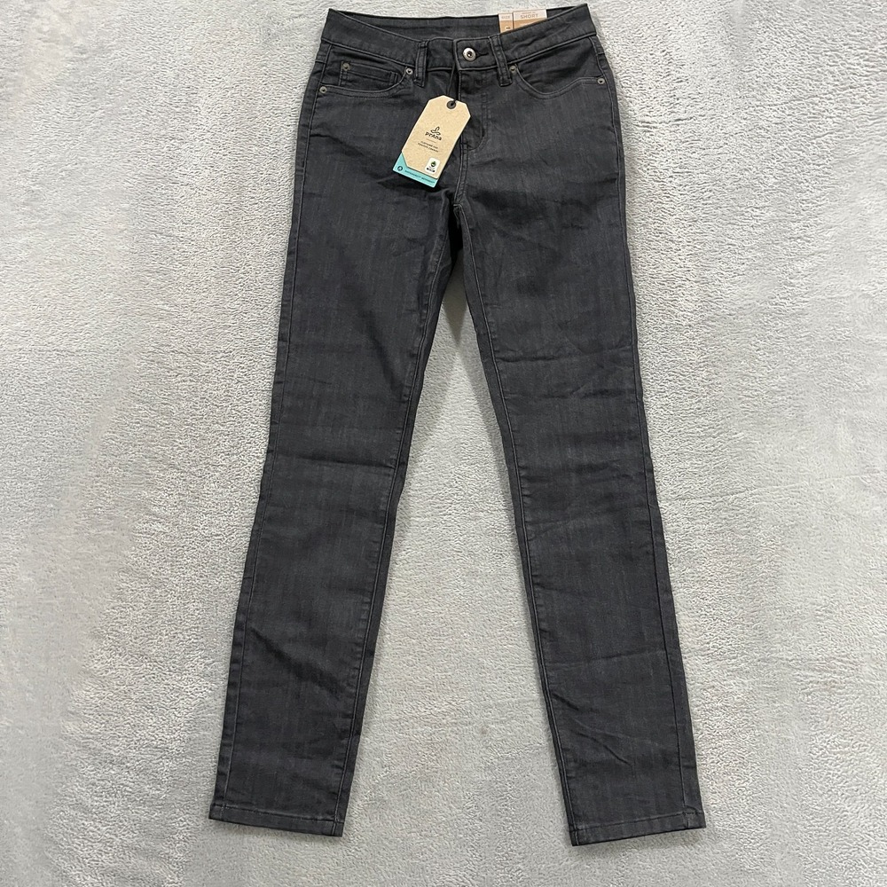 Prana Kayla High Rise Jean Women's 0 25 Short‎ Inseam 30 Denim Organic Cotton